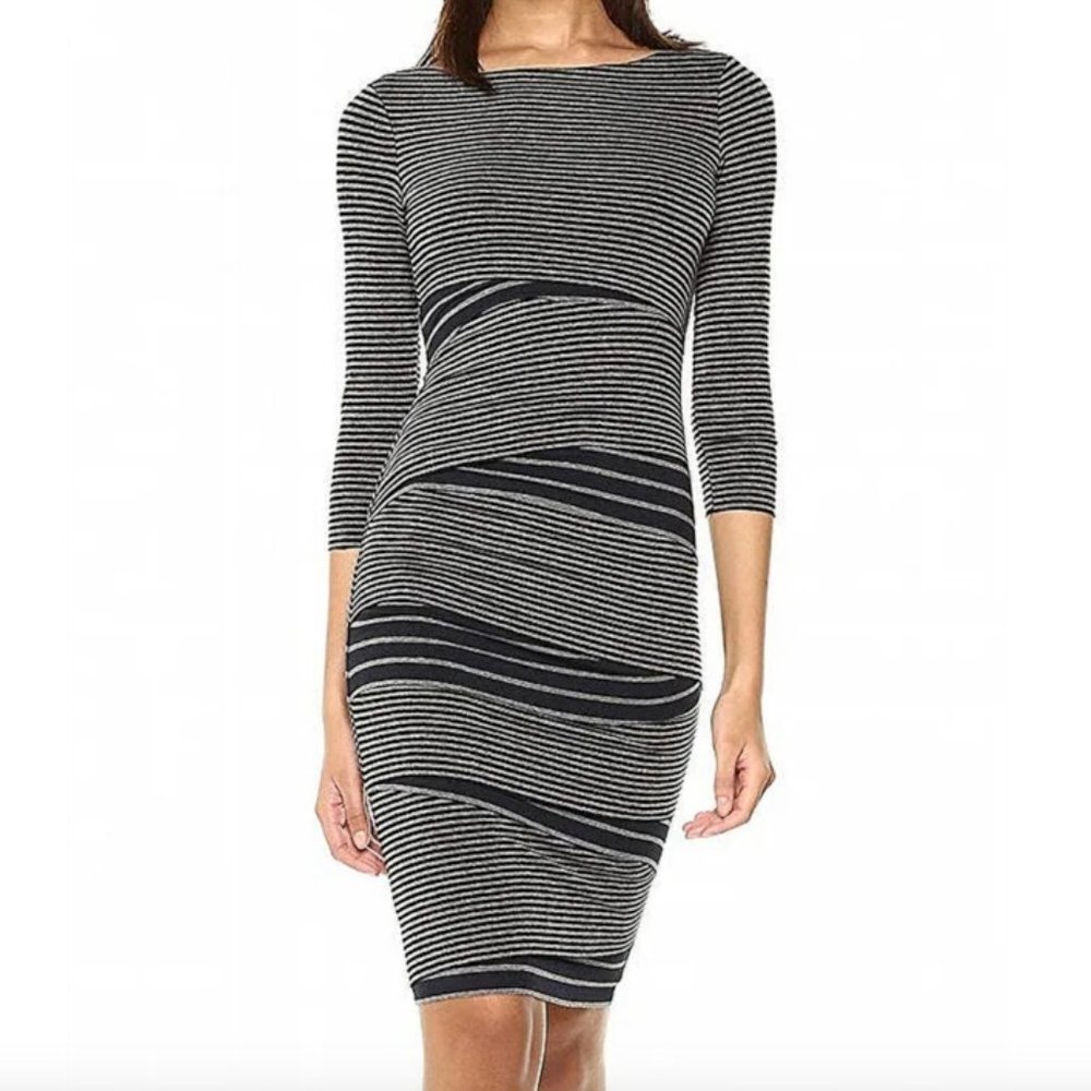 Bailey 44 Arcade Striped Sheath Dress, XS